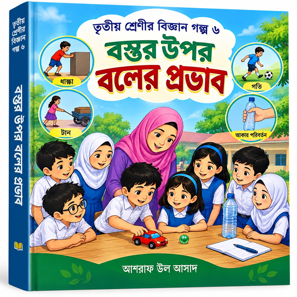তৃতীয় শ্রেণীর বিজ্ঞান গল্প: চলন্ত বস্তু কীভাবে থেমে যায়?