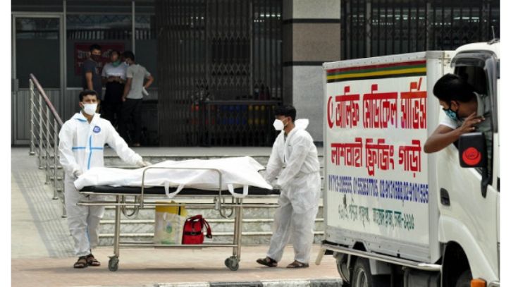 দেশে গত ২৪ ঘণ্টায় করোনাভাইরাসে ২০ জনের মৃত্যু
