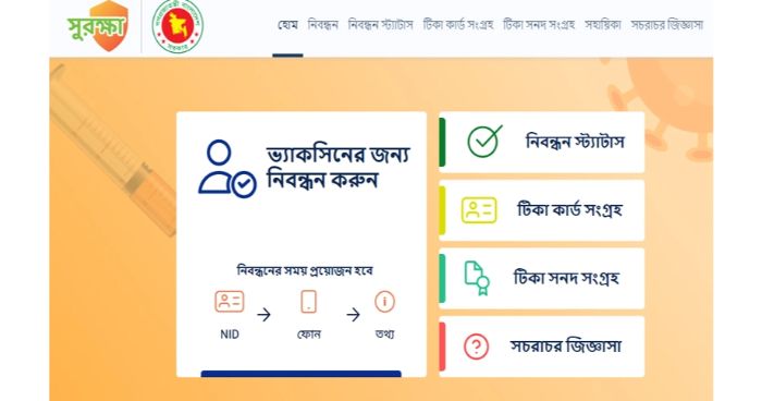 করোনার টিকা পেতে যেভাবে নিবন্ধন করবেন