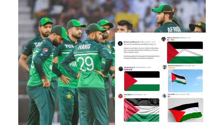 ফিলিস্তিনের পাশে দাঁড়াল পাকিস্তানের ক্রিকেটাররা।