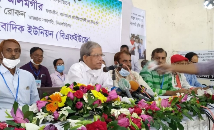 সরকারি এজেন্টের দিয়ে নাশকতা করে বিএনপিকে দায়ী করে : মির্জা ফখরুল