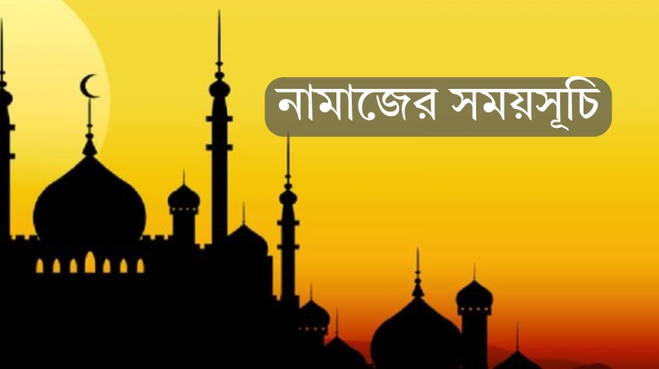 ২০ এপ্রিল ২০২৬-এর নামাজের সময়সূচি