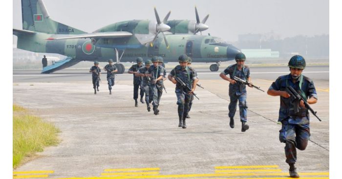 বিমান বাহিনীর আকাশ প্রতিরক্ষা মহড়া