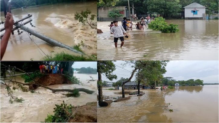 বন্যা পরিস্থিতির দ্রুত অবনতি আসাম-মেঘালয়ে, মৃত ৩১