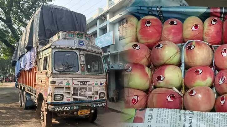 ৮ বছর পর ভারত থেকে হিলি বন্দর দিয়ে আপেল আমদানি শুরু