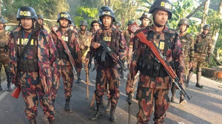 ঢাকা-গোপালগঞ্জসহ চার জেলায় নিরাপত্তার দায়িত্বে বিজিবি