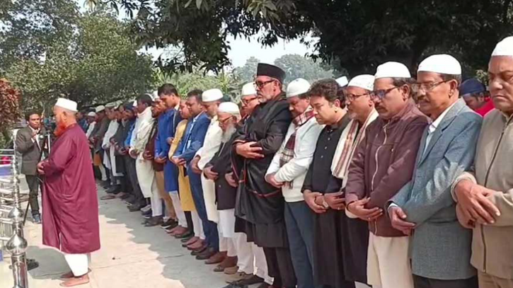 অভিযানে আটক বিএনপি নেতার মৃত্যু: জানাজা সম্পন্ন, দাফন বৃহস্পতিবার