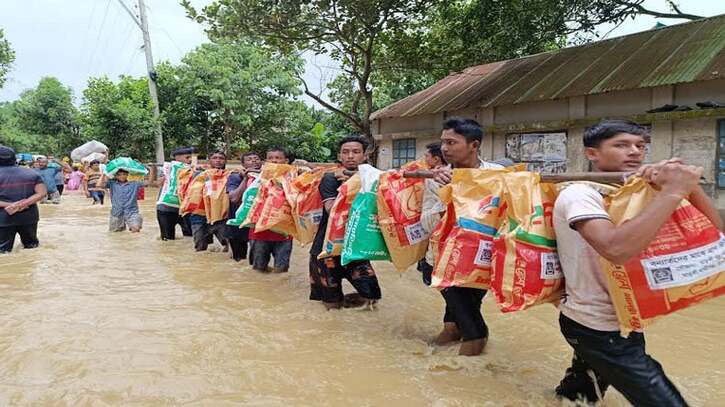 কুমিল্লায় বন্যার পানি বিপৎসীমার নিচে প্রবাহিত হচ্ছে
