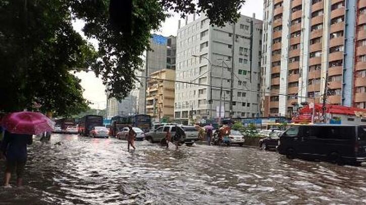 ঢাকায় ৩ ঘণ্টায় ৮০ মিলিমিটার বৃষ্টি