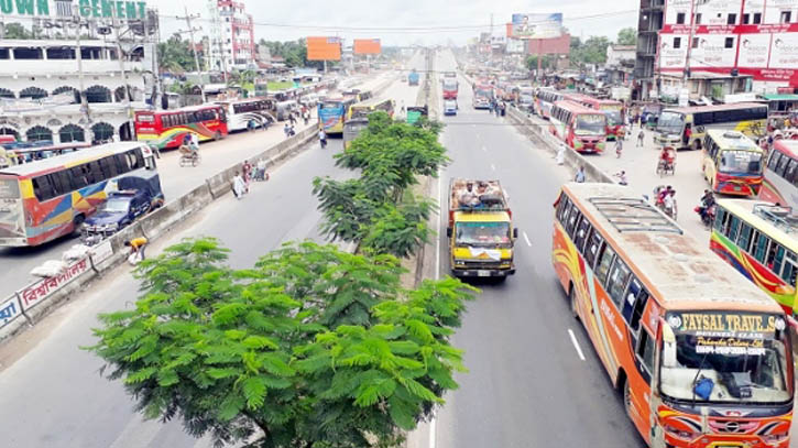 ঢাকা-চট্রগ্রাম মহাসড়কে স্বস্তি