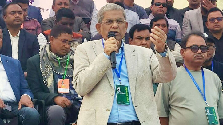 গণতন্ত্রকে বাস্তবে রূপ দিতে নির্বাচনই একমাত্র উপায় : ফখরুল