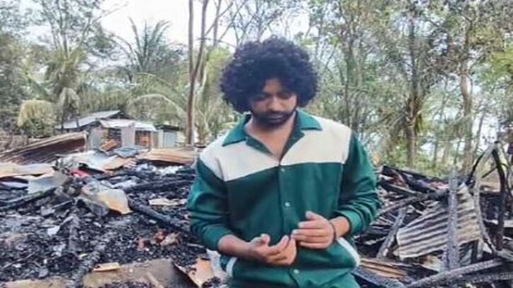 কনটেন্ট ক্রিয়েটর কাফির বাড়িতে আগুন, জড়িতদের গ্রেপ্তার দাবি
