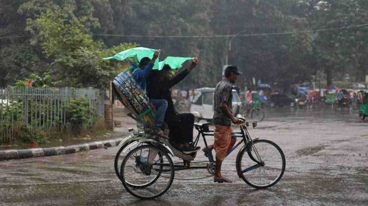 রাজধানীতে রাত পর্যন্ত হতে পারে বৃষ্টি
