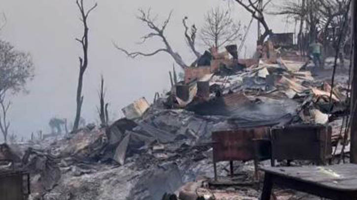 সাজেকে পুড়েছে কটেজসহ ৯৫ স্থাপনা, ভ্রমণে নিষেধাজ্ঞা
