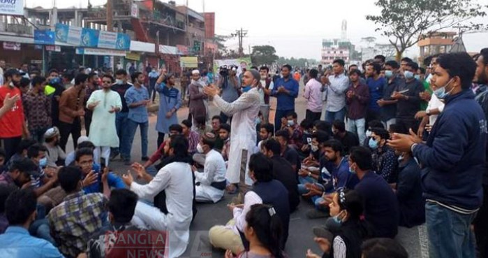 ববি শিক্ষার্থীদের ফের মহাসড়ক অবরোধ