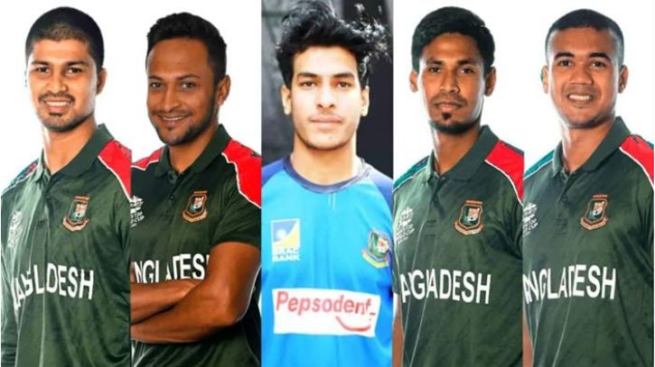 বাংলাদেশের পাঁচ ক্রিকেটার দল পেলো টি-টেনে