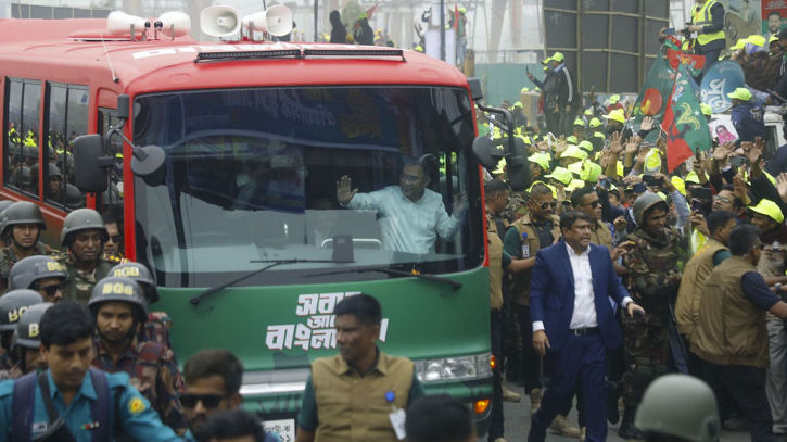 বিমানবন্দর থেকে সোয়া ৩ ঘণ্টায় সমাবেশস্থলে তারেক