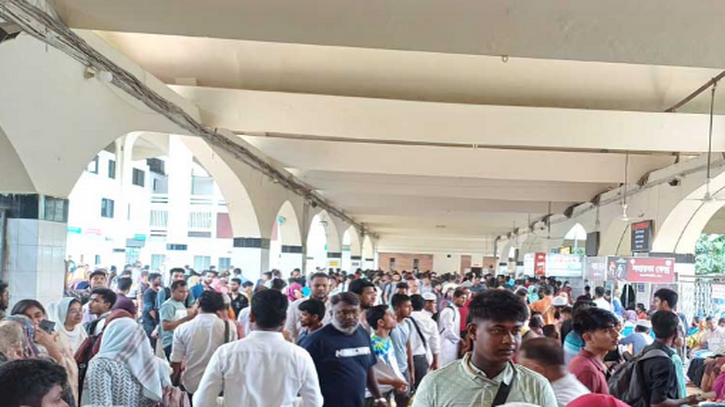 ঈদযাত্রা: ট্রেনের ফিরতি টিকেট বিক্রি শুরু