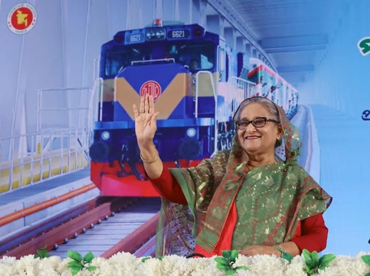 ঢাকা-ভাঙ্গা রেল সার্ভিস উদ্বোধন করলেন প্রধানমন্ত্রী