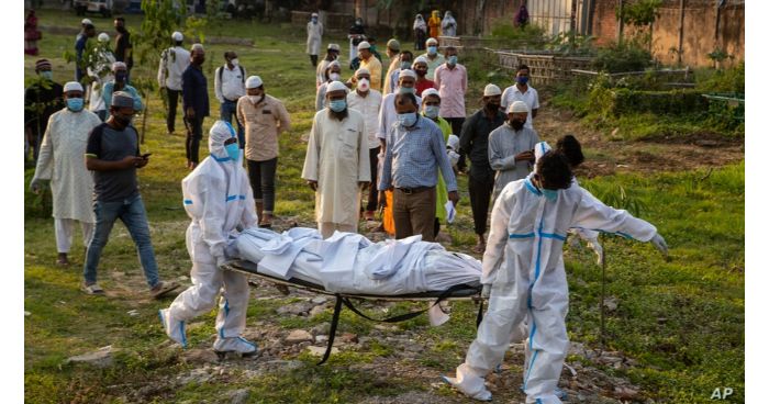 ২৪ ঘন্টায় ভারতে সাড়ে ৩ লাখ শনাক্ত, মৃত্যু প্রায় ৩ হাজার