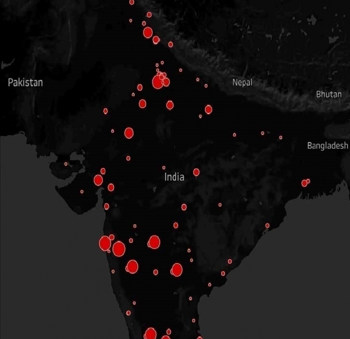ভারতে গত ২৪ ঘন্টায় করোনায় আক্রান্ত প্রায় ১০ হাজার