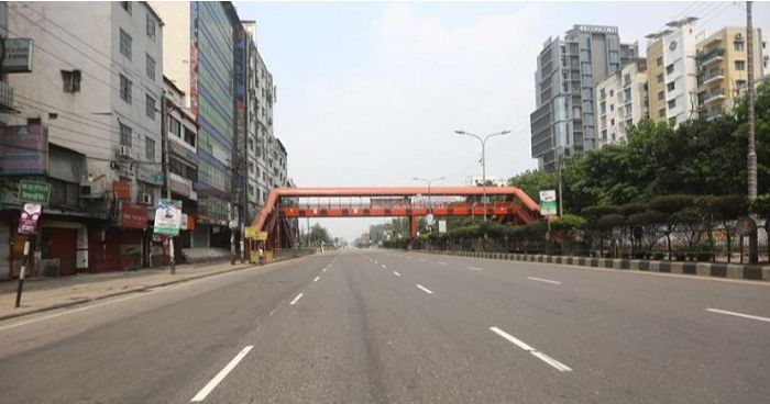 কঠোর লকডাউন: দ্বিতীয় দিনে ঢাকার রাস্তাঘাট আরও ফাঁকা