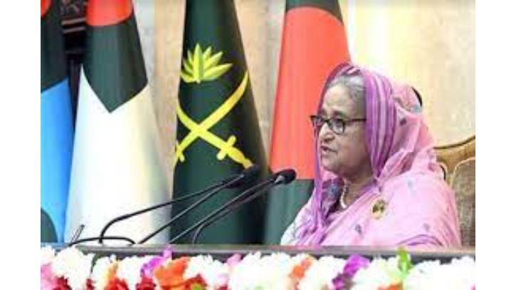 বাংলাদেশ কখনো বাইরের হস্তক্ষেপের কাছে মাথা নত করবে না: প্রধানমন্ত্রী