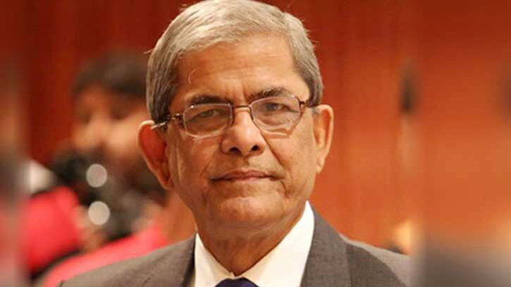 মির্জা ফখরুল হাসপাতালে ভর্তি