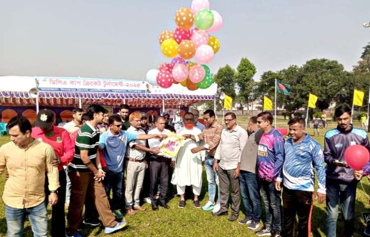 দিনাজপুরে তারুণ্যের উৎসব ডিসিএ কাপ ক্রিকেট টুর্নামেন্ট শুরু