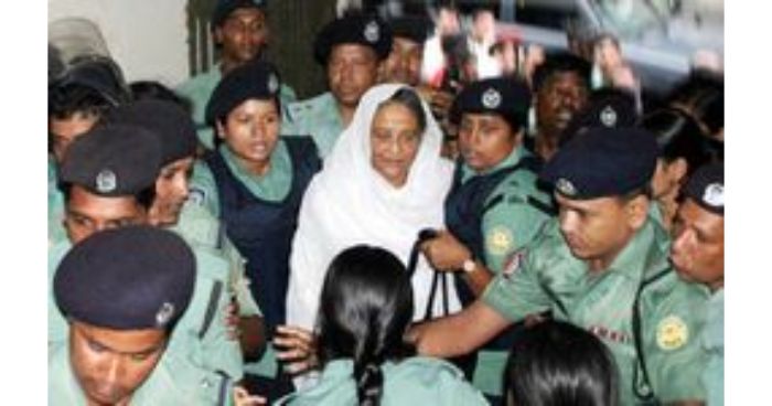 আজ শেখ হাসিনার কারাবন্দি দিবস