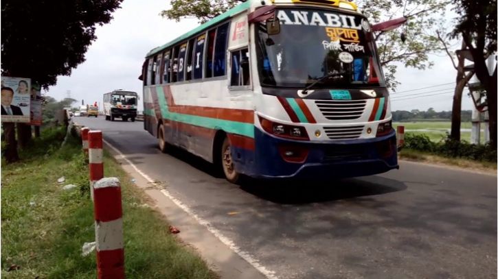 রাত ১১টার পর থেকে গাজীপুরে রাতে চলবে না আঞ্চলিক পরিবহন