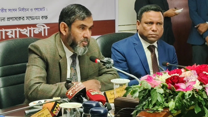 ভোটের সততা নষ্ট হওয়ার বিষয়ে ছাড় দেওয়া হবে না : নোয়াখালীতে ইসি সান