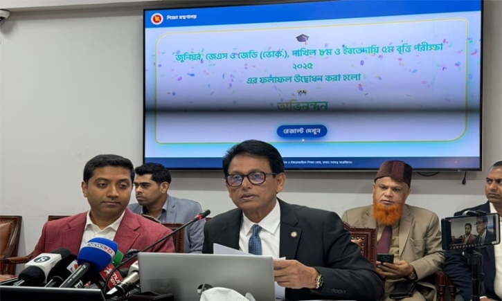 জুনিয়র, দাখিল অষ্টম ও ইবতেদায়ির বৃত্তির ফল প্রকাশ