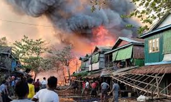 মিয়ানমারে জান্তার বিমান হামলায় নিহত ১৭