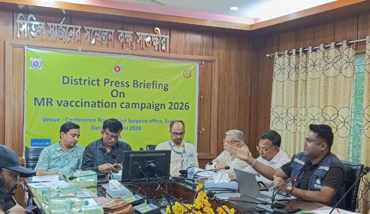 সাতক্ষীরায় ১ লাখ ৭৮ হাজার শিশুকে হামের টিকা দেয়া হবে