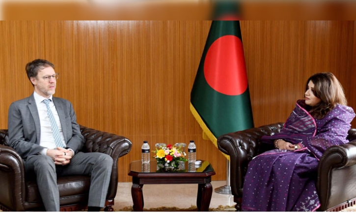 পররাষ্ট্র প্রতিমন্ত্রীর সঙ্গে ইউএনডিপি আবাসিক প্রতিনিধির সৌজন্য স