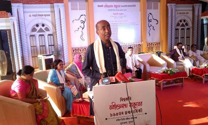 বিশ্বকবি রবীন্দ্রনাথ ঠাকুর এক নিরন্তর অনুপ্রেরণার উৎস : আইনমন্ত্র