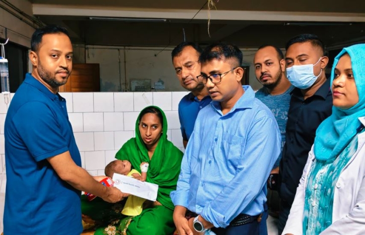হামে আক্রান্ত শিশু নূর নাহারের পাশে দাঁড়ালেন ডা. জুবাইদা রহমান