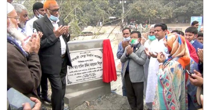 ত্রিমোহনী সেতুর নির্মাণকাজ শুরু