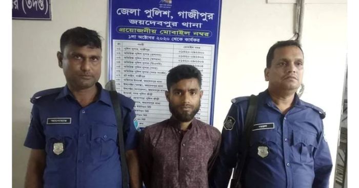 গাজীপুরে শিশু ধর্ষণের অভিযোগে গার্মেন্টকর্মী আটক