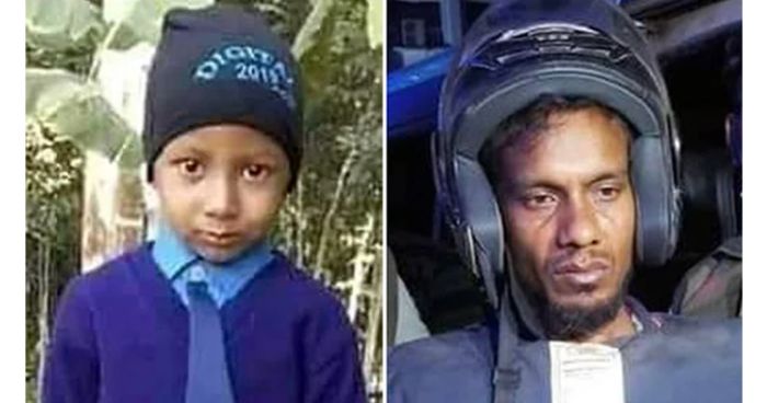 বস্তায়  বেঁধে পুকুরে ডুবিয়ে  শিশু হানজেলাকে হত্যা