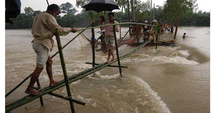 হবিগঞ্জে খোয়াই নদীর পানি বিপদসীমার ওপরে