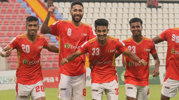 আবাহনীকে হারিয়ে চতুর্থ শিরোপা বসুন্ধরা কিংসের