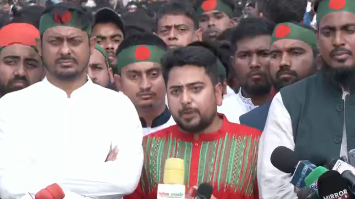 একাত্তর ও চব্বিশের দালালদের বিরুদ্ধে ঐক্যবদ্ধ আছি: নাহিদ
