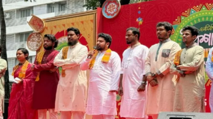 প্রথমবারের মতো জনগণ ফ্যাসিস্টমুক্ত বৈশাখ উদযাপন করছে: নাহিদ ইসলাম
