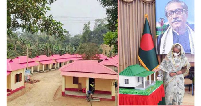 প্রধানমন্ত্রী শেখ হাছিনা ৫৩ হাজার গৃহহীনকে ঘর দেবেন আজ