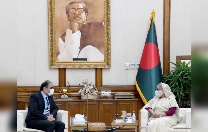 প্রধানমন্ত্রীর সঙ্গে নবনিযুক্ত পাকিস্তানের হাইকমিশনারের বৈঠক