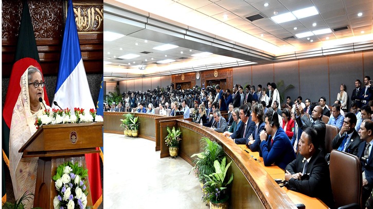 "বাংলাদেশ-ফ্রান্স দ্বিপাক্ষিক সম্পর্ক নতুন মাত্রায় পৌঁছেছে"