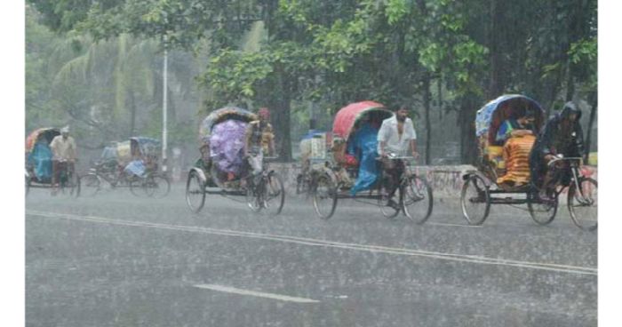 দেশের কোথাও কোথাও মাঝারি ধরনের বৃষ্টি হতে পারে