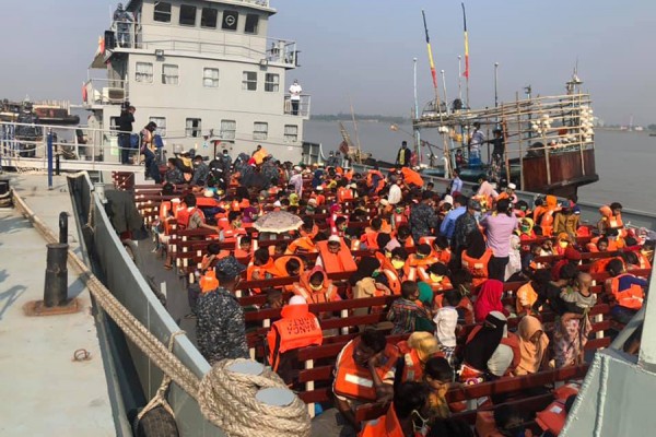 ভাসানচরে স্থানান্তরিত করা হবে আরো ৮০ হাজার রোহিঙ্গাকে